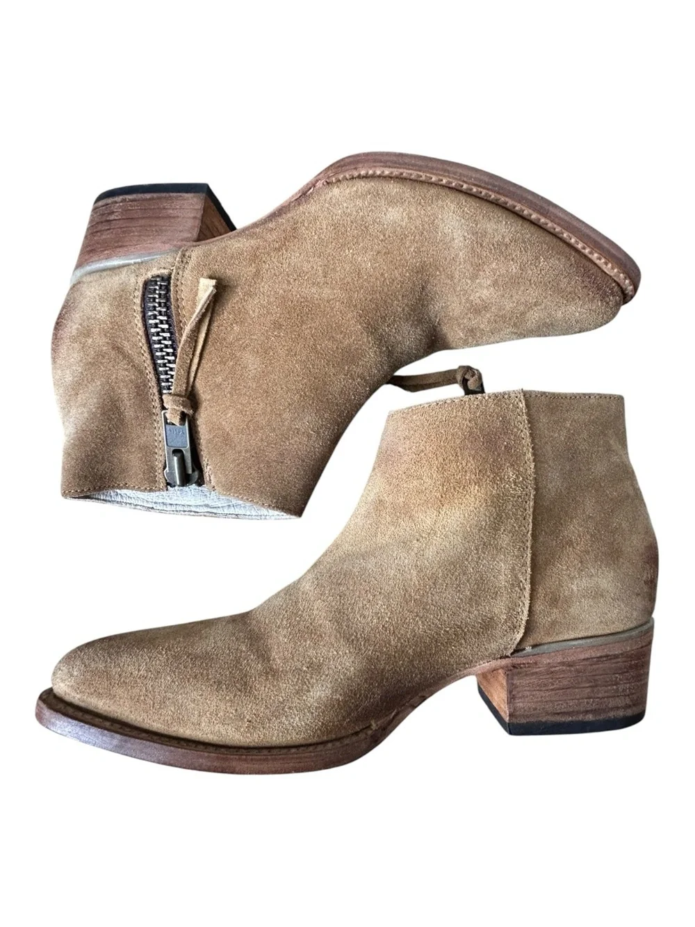 Freebird by Steven Onyx Ankle Boots Suede 8 - Picture 10 of 15